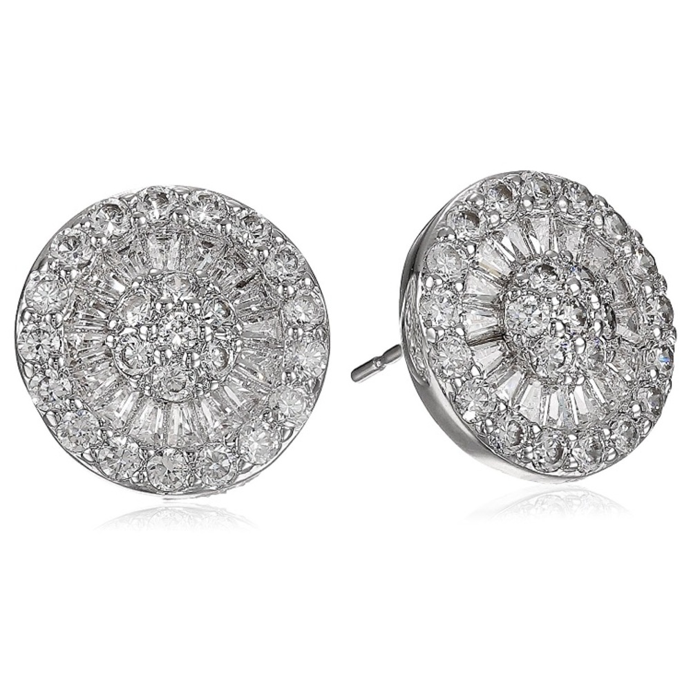 KJL Classic Multi-Cubic Zirconia Button Post Studs